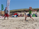 Beachvolleybal �mooi weer� toernooi Petten succes.