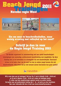 Schrijf je in voor de Regio Jeugd Trainingen 2011 van de Nevobo