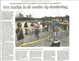 Beachvolleybalclub de Zandbak in het nieuws