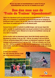 Doe mee aan ’train de trainer’ bijeenkomst