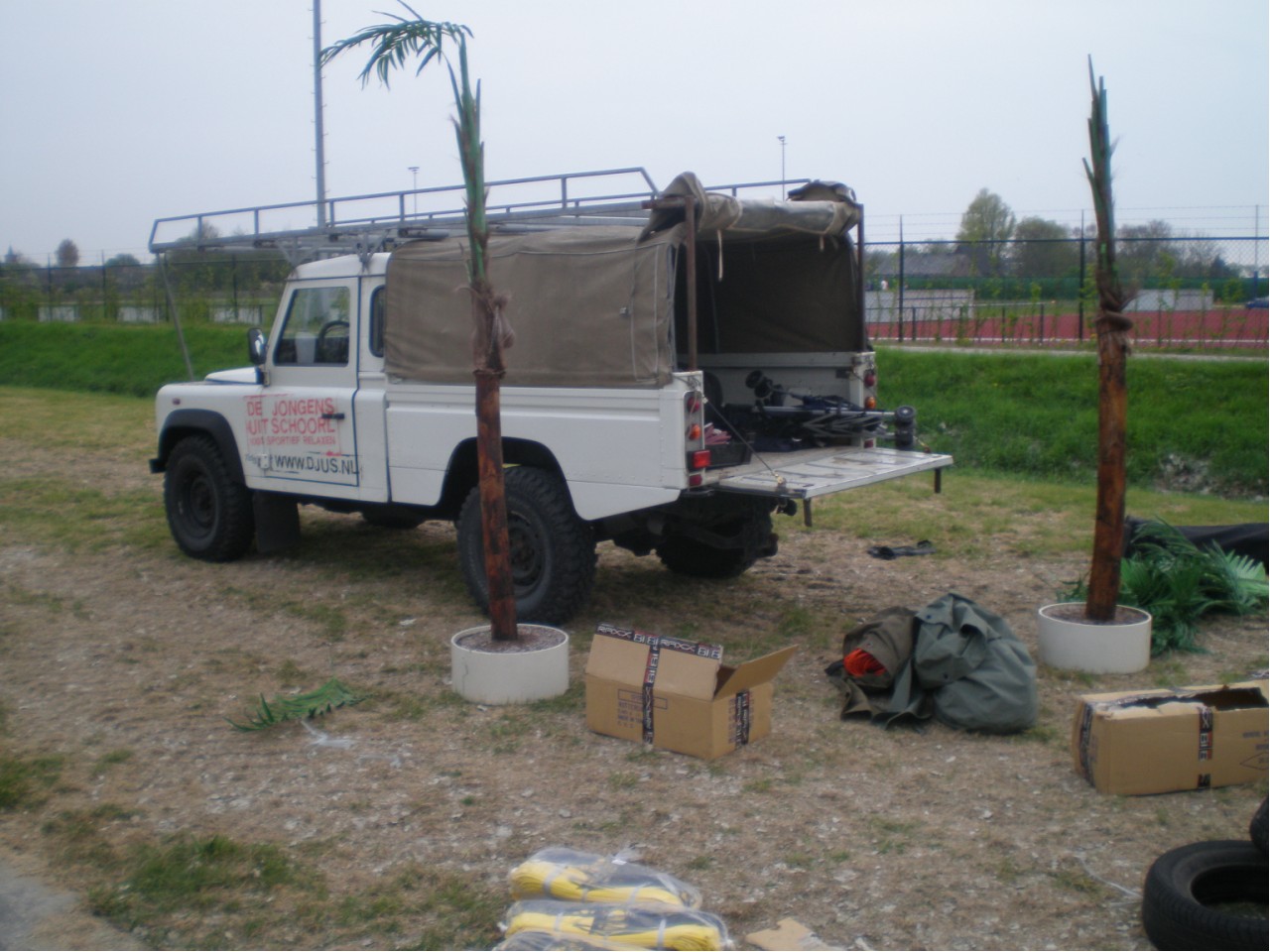 Dag 4: aanleg Beachvolleybalvelden
